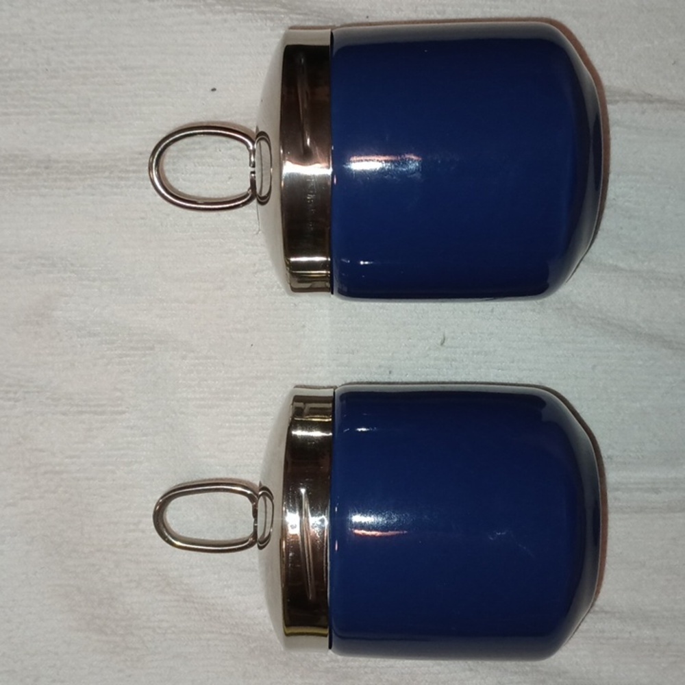 Vintage Cobalt Egg Coddlers